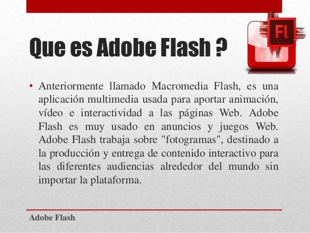 Para Que Sirve El Programa Adobe Flash Player 