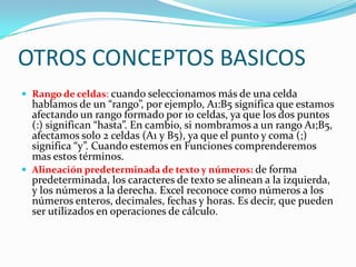 Conceptos basicos excel 2007 | PPTX