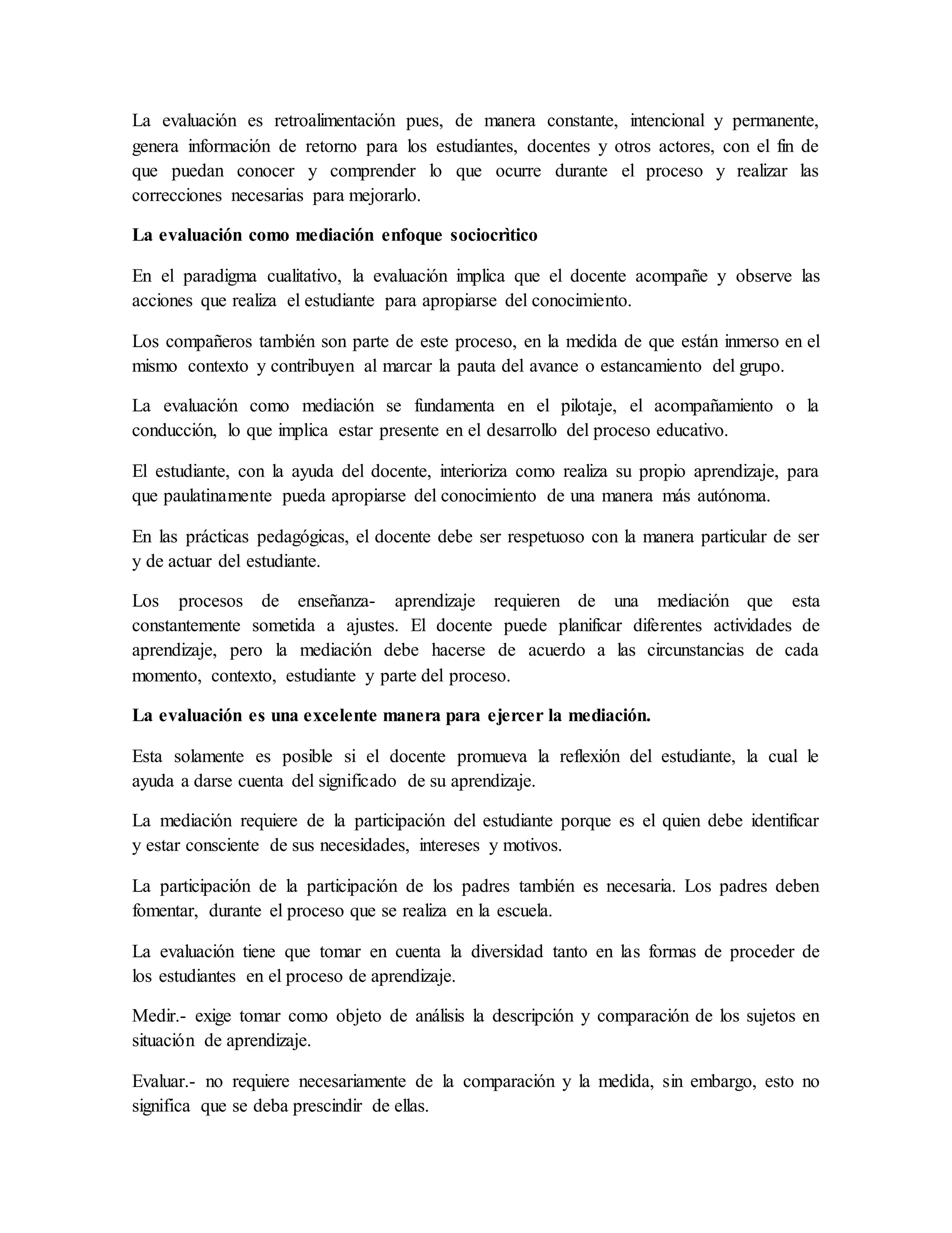 Conceptos basicos y funciones de la evaluación educativa | PDF