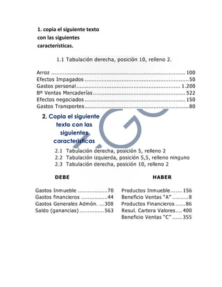 Practicas de Microsoft Word