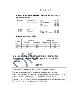 Practicas de Microsoft Word