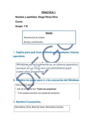 Practicas de Microsoft Word