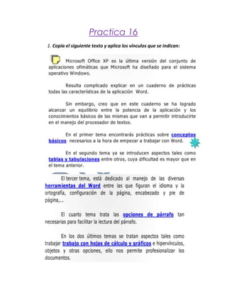 Practicas de Microsoft Word
