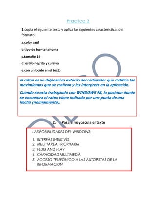 Practicas de Microsoft Word