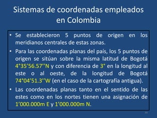 Falsa Este

Orígenes de la cartografía colombiana
Falsa Norte

Es importante tener presente
que el hecho de migrar del
dát...