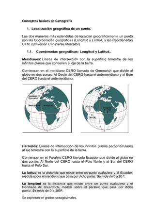 Escala Mercator y otras escalas terrestres. RD..