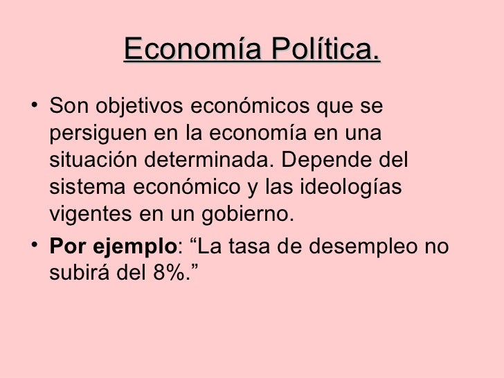 Conceptos básicos de la economía