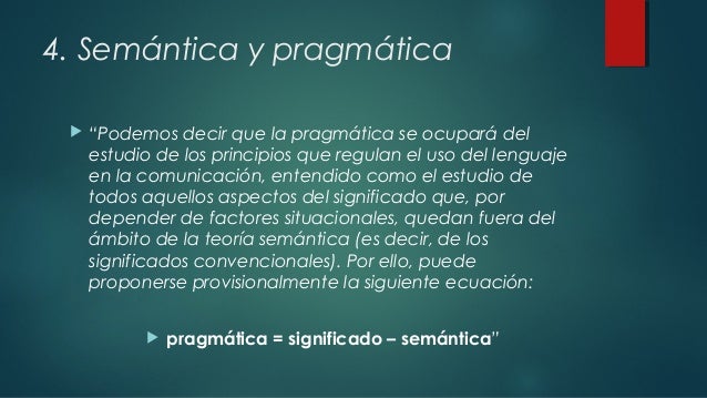 semántica y pragmática i Maravillosa la manera de ilustrar este tema interesante de la semantica bien expliicita el plano denotativo y connotativo pero claro deberia tener la orientacion . semántica y pragmática i Maravillosa la manera de ilustrar este tema interesante de la semantica bien expliicita el plano denotativo y connotativo pero claro deberia tener la orientacion .