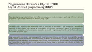 Conceptos básicos de programación orientada a objetos (poo) | PDF
