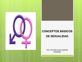 CONCEPTOS BÁSICOS
DE SEXUALIDAD
PSI. VÍCTOR HUGO GARCÍA
VÁSQUEZ
 