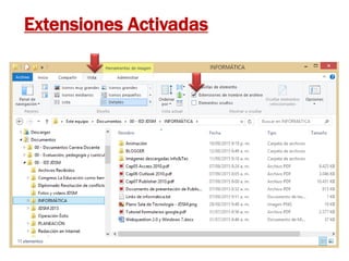 Extensiones Activadas
 