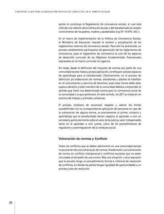 Conceptos clave para la resolución de conflictos | PDF