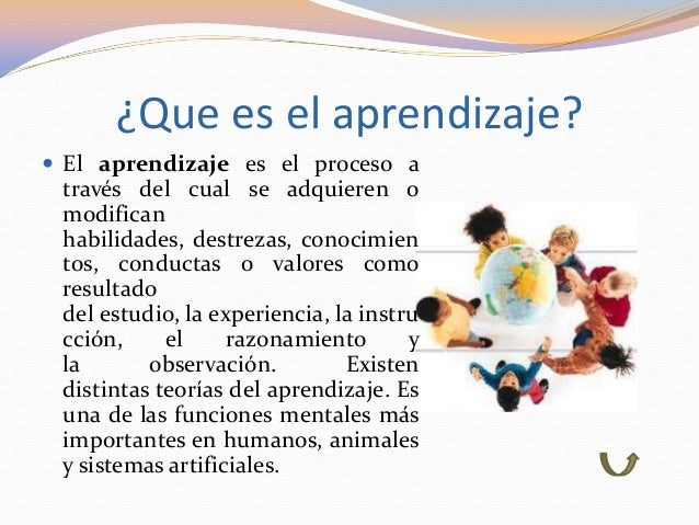 Aprendizaje Aprendizaje