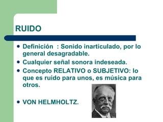 Conceptos del sonido