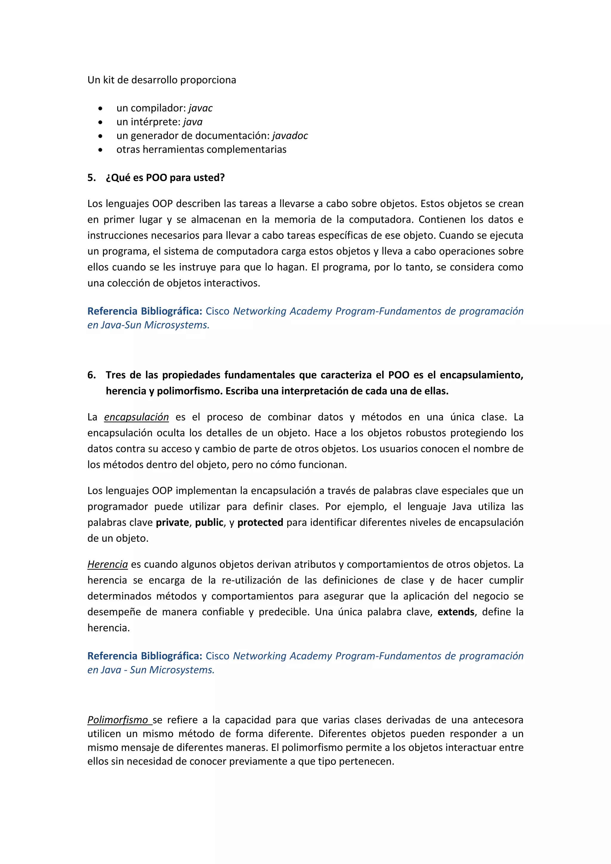 Conceptos de programación orientada a objeto