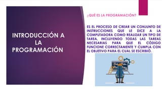 CONCEPTOS BASICOS SOBRE LA PROGRAMACION | PPTX