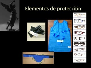Elementos de protección
0.5 mm/Pb
 