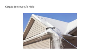 Cargas de nieve y/o hielo
 