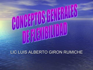 LIC LUIS ALBERTO GIRON RUMICHELIC LUIS ALBERTO GIRON RUMICHE
 
