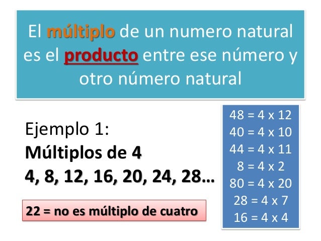 Conceptos generales de números