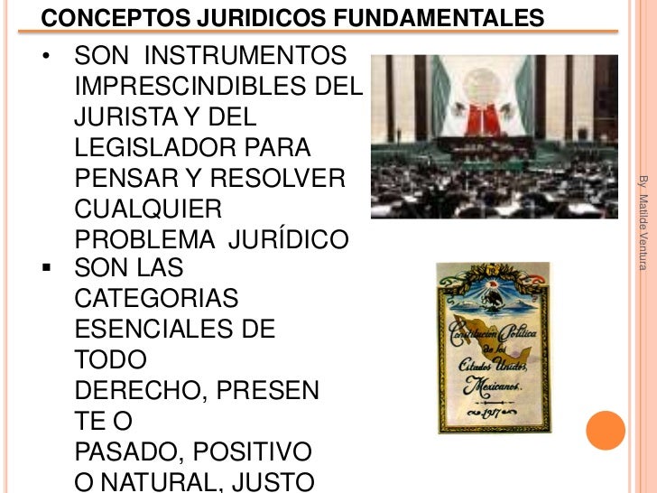 CONCEPTOS JURIDICOS FUNDAMENTALES DEL DERECHO