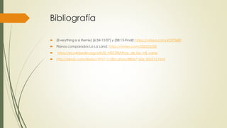 Bibliografía
 (Everything is a Remix) (6:34-15:07) y (38:15-Final): https://vimeo.com/42393680
 Planos comparados La La Land: https://vimeo.com/200550228
 https://es.wikipedia.org/wiki/El_h%C3%A9roe_de_las_mil_caras
 http://elpais.com/diario/1997/11/28/cultura/880671606_850215.html
 