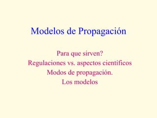 Conceptos propagacion