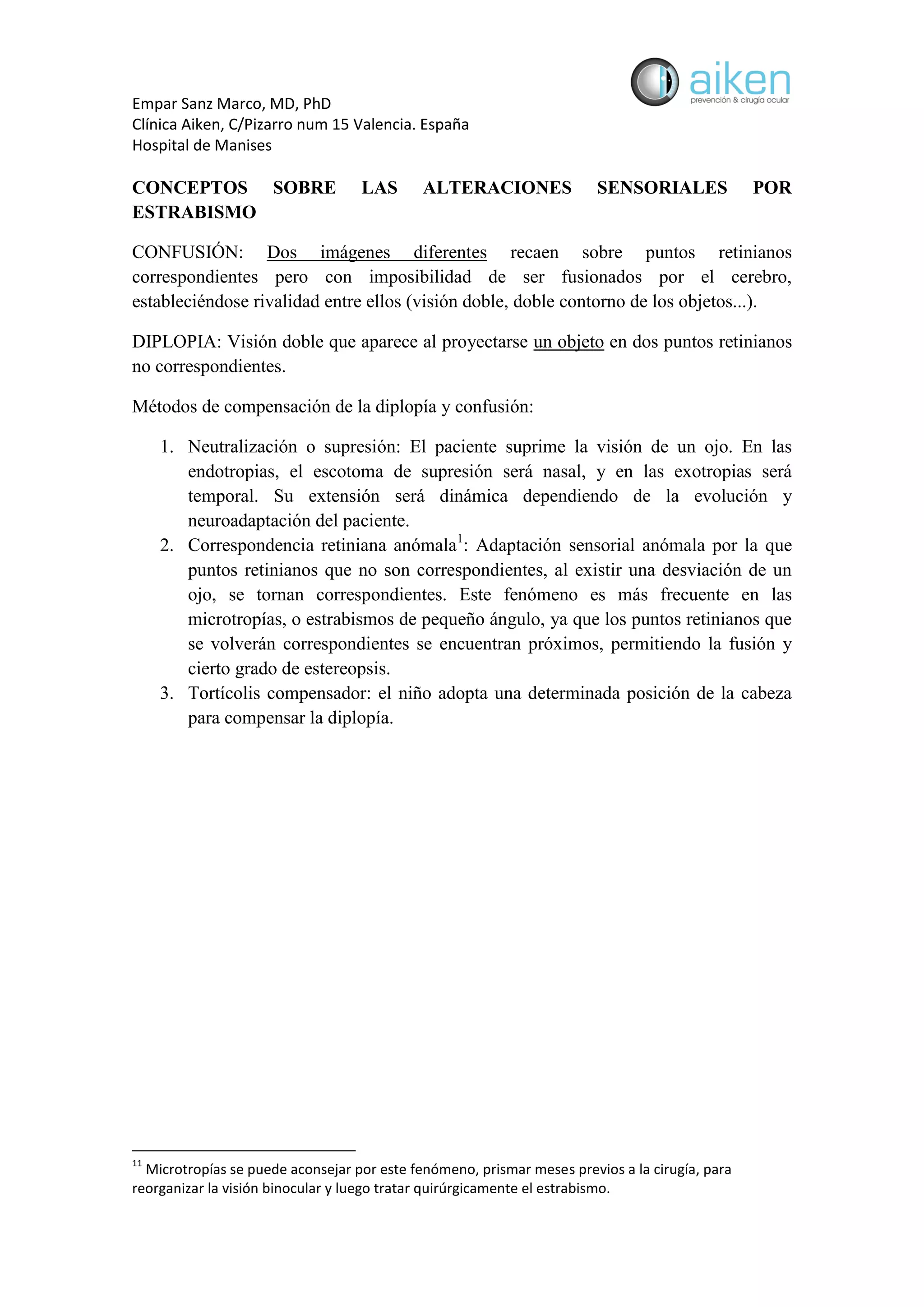 Estrabismo, Endotropia & Exotropia, tipos y tratamiento | PDF