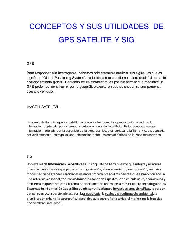 Conceptos y utilidades