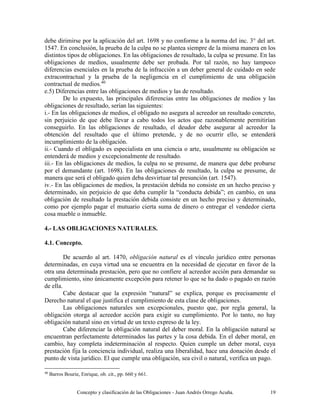 Concepto y clasificación de las Obligaciones - Juan Andrés Orrego Acuña. 19
debe dirimirse por la aplicación del art. 1698...