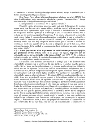 Concepto y clasificación de las Obligaciones - Juan Andrés Orrego Acuña. 28
iii.- Declarada la nulidad, la obligación sigu...