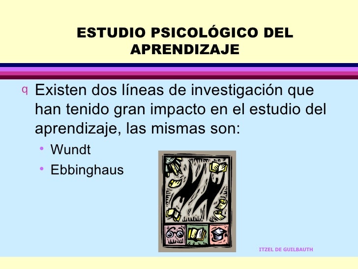 Concepto y evolución en el estudio del aprendizaje