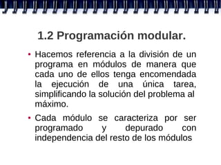 Programação Modular Diagramas Concepto y representaciones de un Algoritmo | PDF