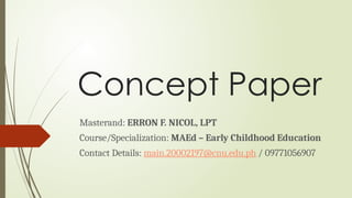 Research Design and Concept Paper for ECE.pptx