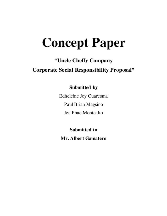 Essay on corporate social responsibility