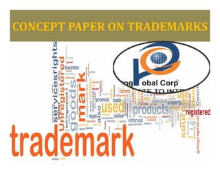 CONCEPT PAPER ON TRADEMARKS
 
