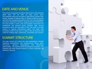 Concept paperpakistancio summit2013