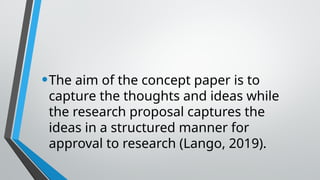 Writing Concept Paper Activity for Grade 11 Learners in EAPP | PPTX
