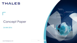 www.thalesgroup.com
OPEN
Concept Paper
26 MAI 2016
 