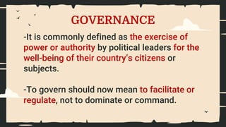 conceptrelationshipandimportanceofpoliticsgovernanceandgovernmentslides ...