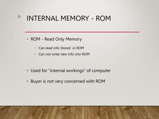 Computer Internal Rom concepts-of-computer.ppt1234567891011121 | PPT