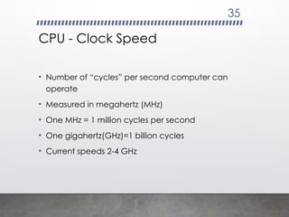 Comprehensive Overview of Basic Computer Concepts and Hardware | PPT