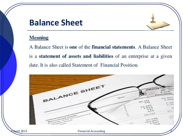 concepts and contents for balance sheet definitions of balance sheet