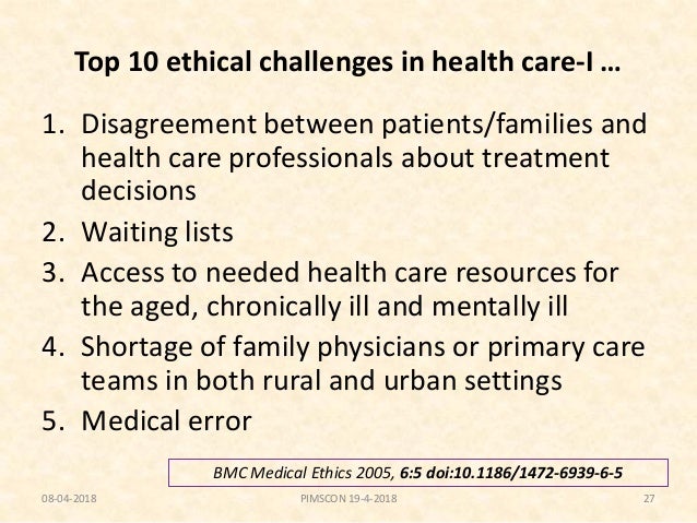 Concepts And Principles Of Bioethics For The Students Of Health Profe 