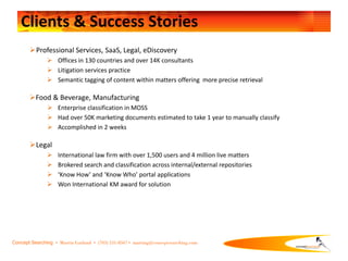 Concept Searching ConceptClassifier For SharePoint