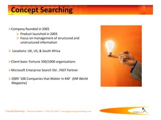 Concept Searching ConceptClassifier For SharePoint