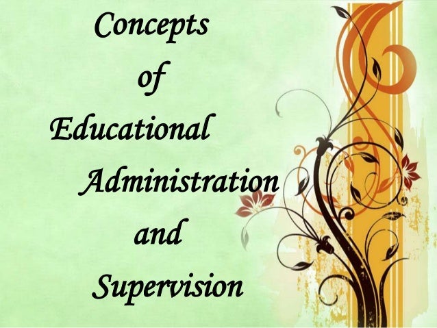 research topics in educational administration and supervision