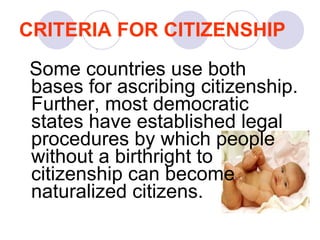 Concepts of citizenship 2010