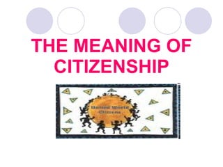 Concepts of citizenship 2010