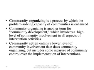 Community Comcepts Concepts of Community Health | PPTX